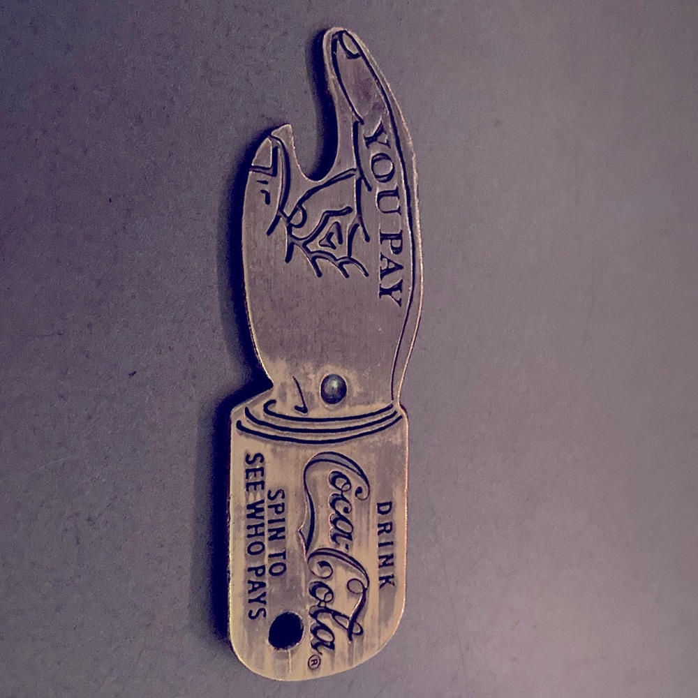 Vintage Coca-Cola keychain